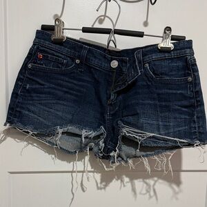 Hudson Dark Wash Denim Cutoffs
